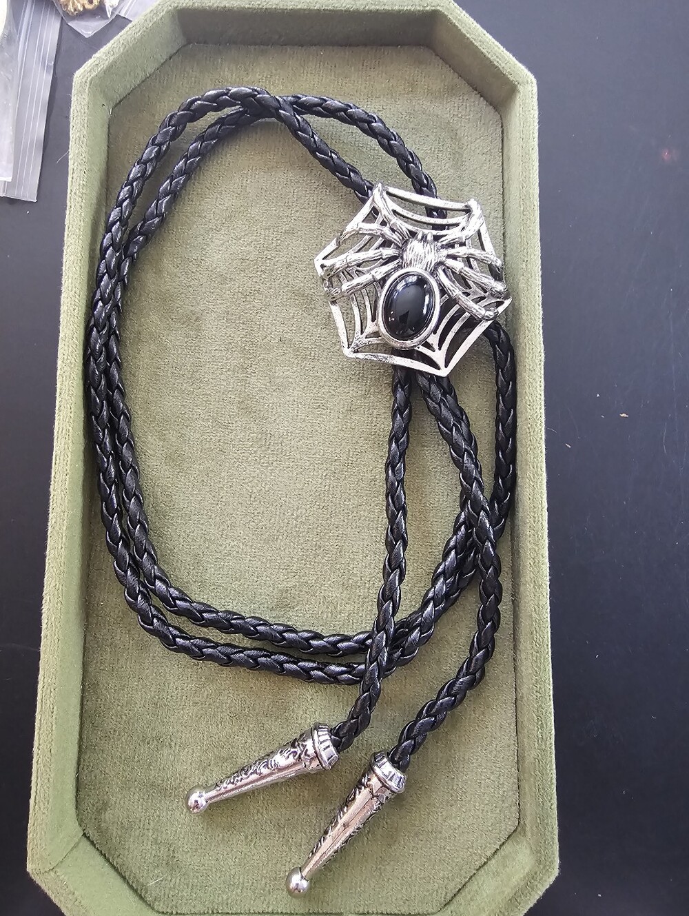 Spider Bolo Tie